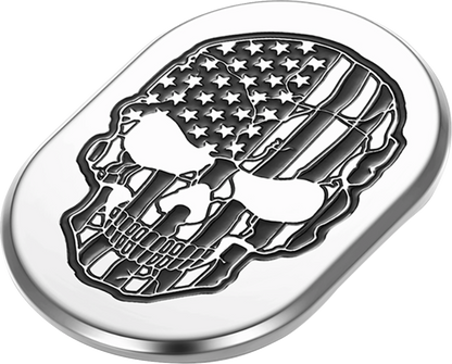 Figurati American Flag Skull Left Antenna Insert 2009-2023 Harley Touring