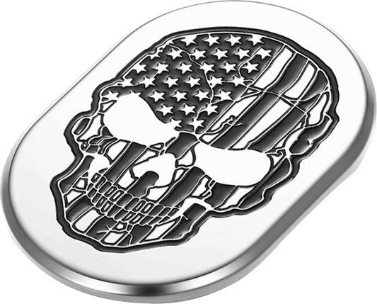 Figurati American Flag Skull Left Antenna Insert 2009-2023 Harley Touring