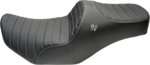 Slyfox Chariot Silver Classic Stitch Seat fits 2009-2025 Harley Touring FLH FLT