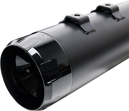 S&S MK45 4.5" Black Slip On Mufflers fits 2017-2025 Harley Touring M8 550-0666