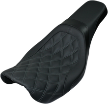 Danny Gray Weekday 2-Up Diamond Stitch Seat 2006-2017 Harley Dyna Models FXDL