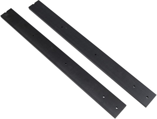 Moose Utility 66" Polyethylene Black 2 Piece UTV ATV Snow Plow Wear Bars