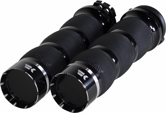 Khrome Werks Tracer Air Cushion Hand Grips for 1980-2022 Harley Touring Dyna XL