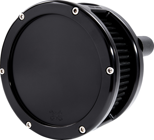 Feuling BA Series Solid Black Air Cleaner Kit 2017-2024 Harley Touring Softail