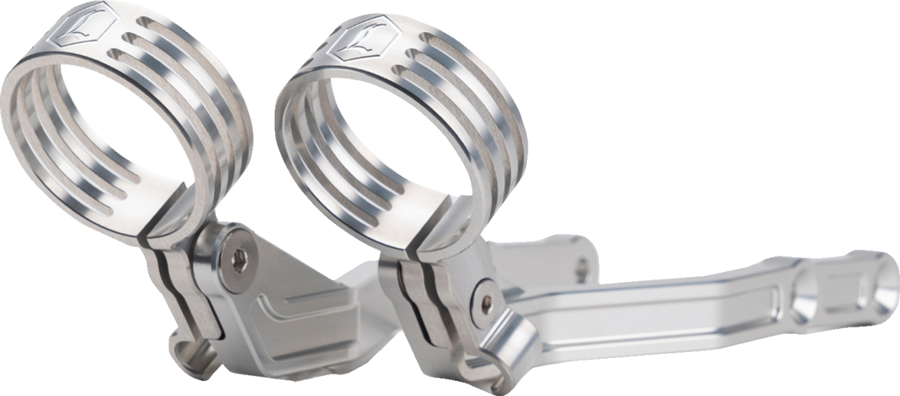 Legend REVO ARC Clear Remote Reservoir External Mounts for 14-25 Harley Touring
