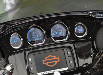Koso HD-03 Multi-Color LCD Digital Gauge Kit for 2014-2024 Harley Touring