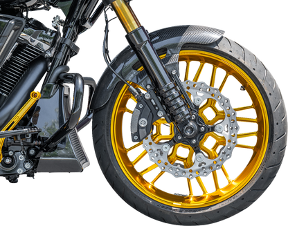 Arlen Ness Carbon Fiber 19" Cafe Front Fender for 2023-2024 Harley Touring FLTR
