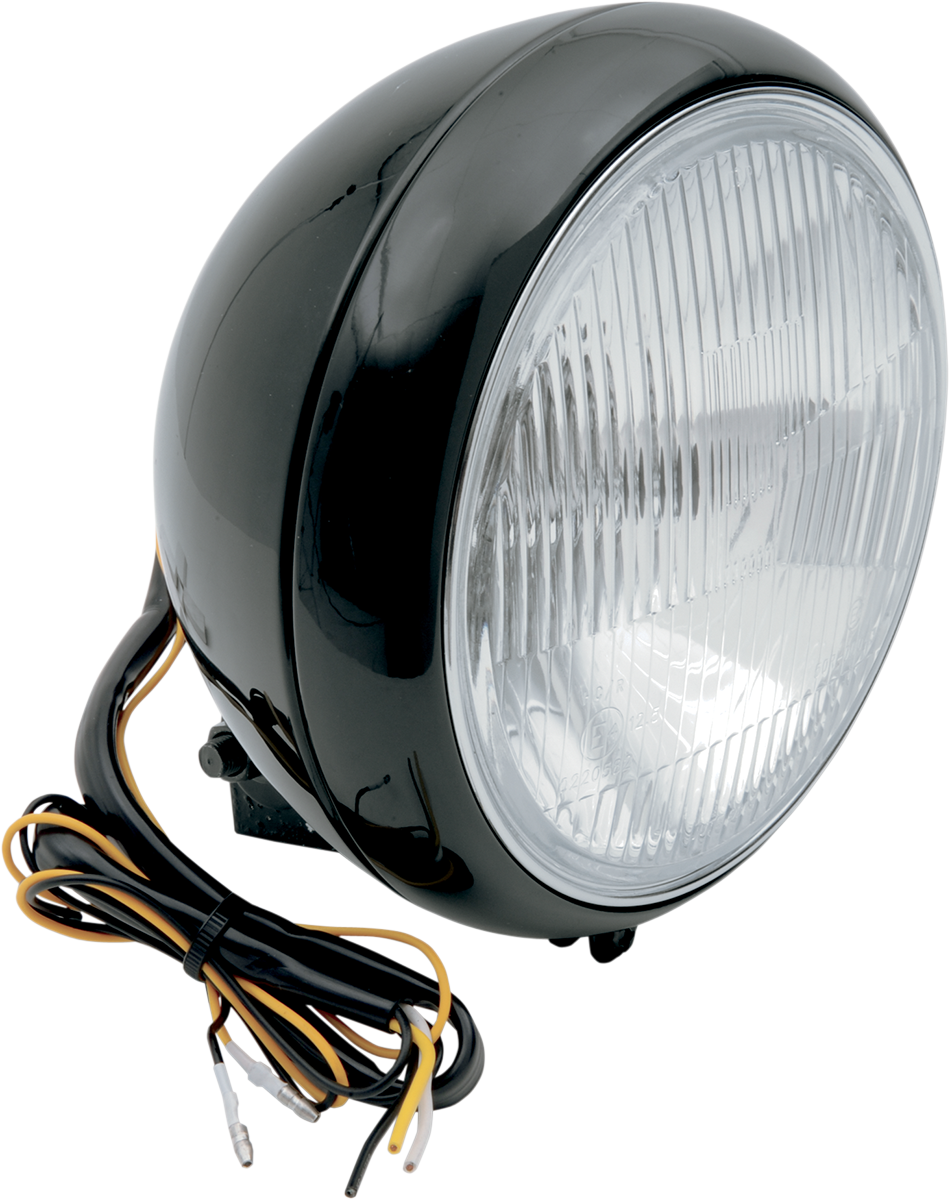 Drag Specialties 7" Bottom Mount Headlight fits 1986-2017 Harley Softail