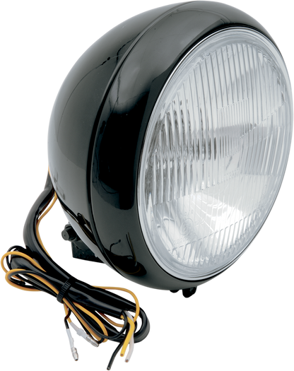 Drag Specialties 7" Bottom Mount Headlight fits 1986-2017 Harley Softail