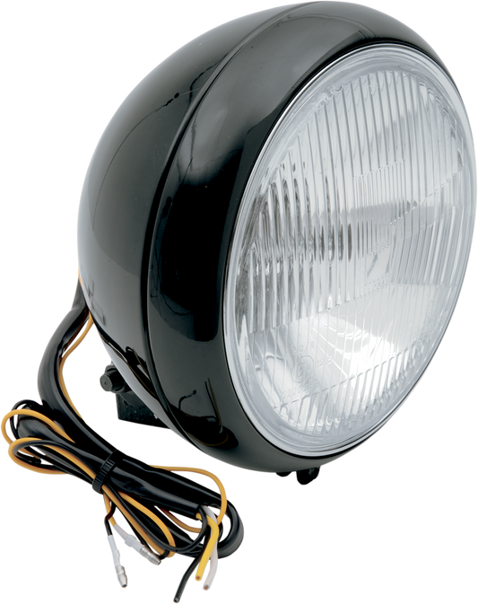 Drag Specialties 7" Bottom Mount Headlight fits 1986-2017 Harley Softail