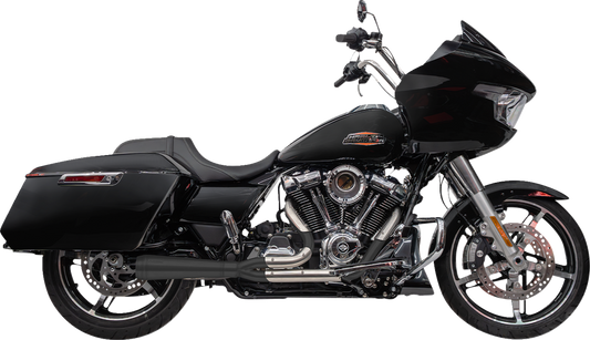 Trask Assault 2-1 Black Exhaust System fits 2023-2025 Harley Touring TM-5011BK