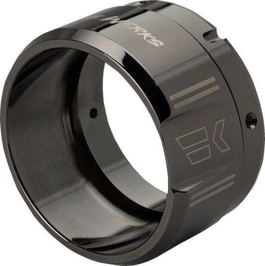 Khrome Werks 4.5" Eclipse Klassic Right Exhaust End Cap Tip for Harley Davidson