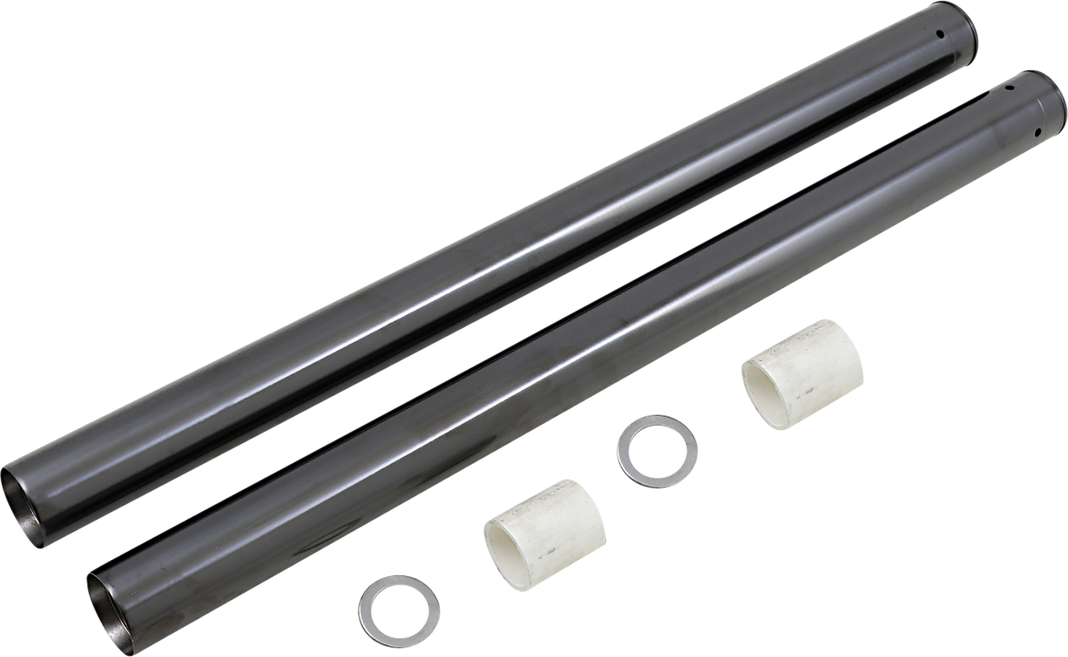 Custom Cycle Black Diamond 27.50" Front Fork Tubes 2006-2017 Harley Dyna FXDWG