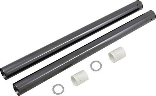Custom Cycle Black Diamond 27.50" Front Fork Tubes 2006-2017 Harley Dyna FXDWG