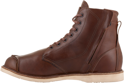 Alpinestars Oscar Monty v2 Brown Leather Motorcycle Riding Street Racing Boots