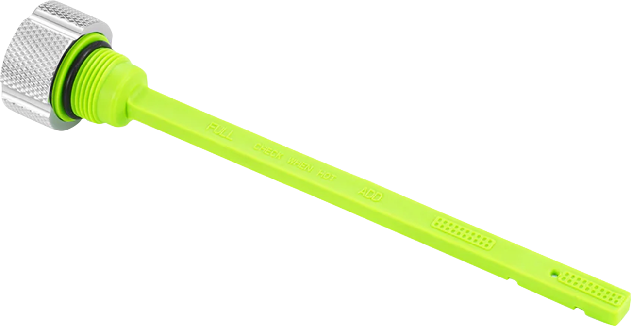 Figurati Silver Knurled Magnetic Engine Oil Dipstick for 2014-2017 Indian Chief