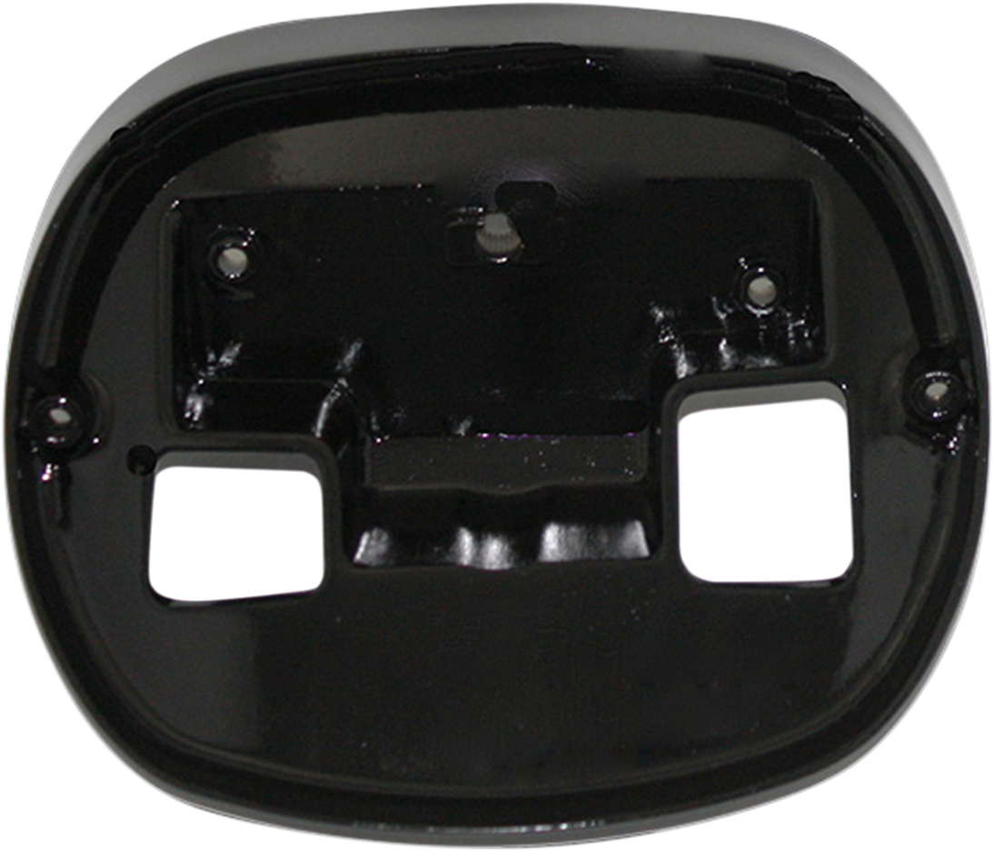 Custom Dynamics Black Taillight Base Plate for 1999-2024 Harley Dyna Touring