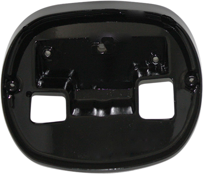 Custom Dynamics Black Taillight Base Plate for 1999-2024 Harley Dyna Touring