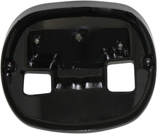 Custom Dynamics Black Taillight Base Plate for 1999-2024 Harley Dyna Touring