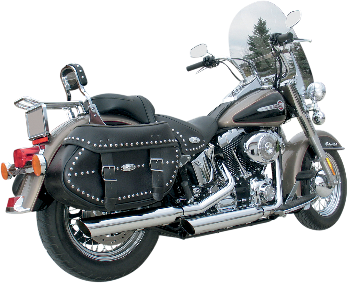 Khrome Werks HP-Plus Chrome Slip on Mufflers for 2007-2017 Harley Softail FXSB