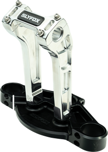 Slyfox 8" Raw 1-1/8" Clamping Pullback Handlebar Riser Kit for Harley Davidson