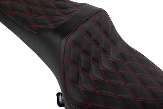 Drag Specialties Predator III Red Diamond Seat 20-25 Indian Chieftain Challenger