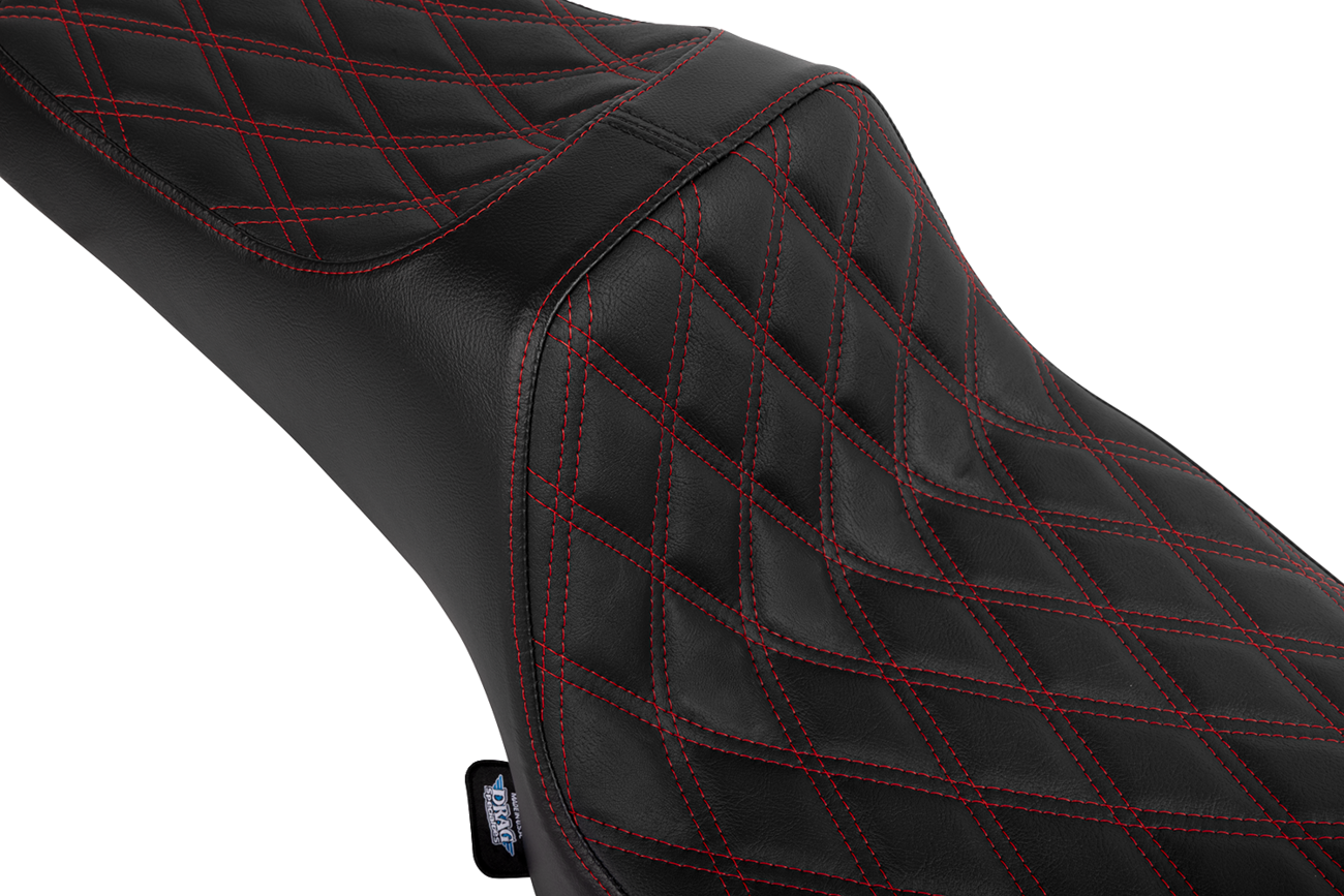 Drag Specialties Predator III Red Diamond Seat 20-25 Indian Chieftain Challenger