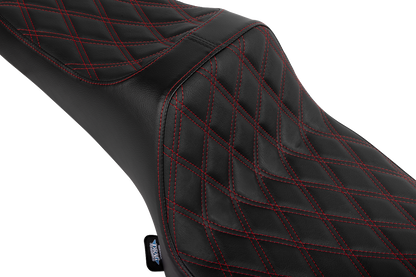 Drag Specialties Predator III Red Diamond Seat 20-25 Indian Chieftain Challenger