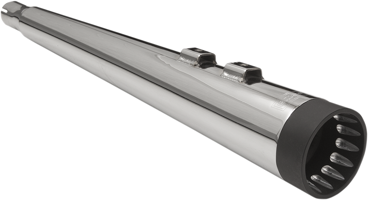 Bassani Chrome DNT 4" Megaphone Exhaust Mufflers for 95-16 Harley Touring FLHX