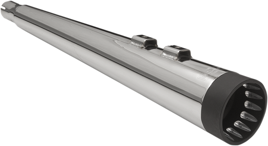 Bassani Chrome DNT 4" Megaphone Exhaust Mufflers for 95-16 Harley Touring FLHX