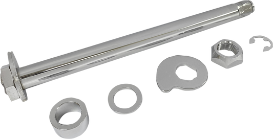Drag Specialties Chrome Rear Motorcycle Axle Kit 2008 Harley Touring Models