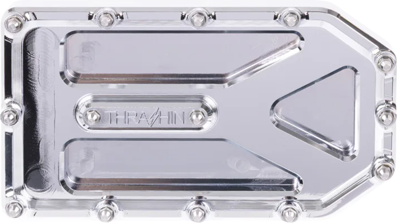 Thrashin Supply Silver Aggressor Brake Pedal Pad for 1999-2025 Harley Touring