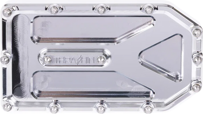Thrashin Supply Silver Aggressor Brake Pedal Pad for 1999-2025 Harley Touring