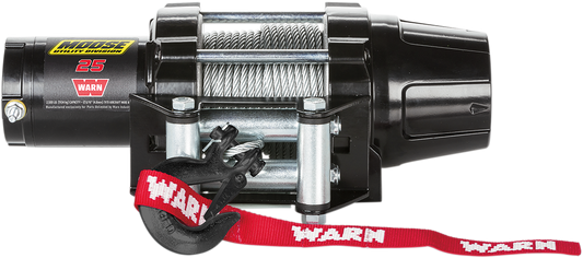 Moose Utility Snow 2500LB Offroad Winch with Synthetic Rope ATV UTV Side by Side