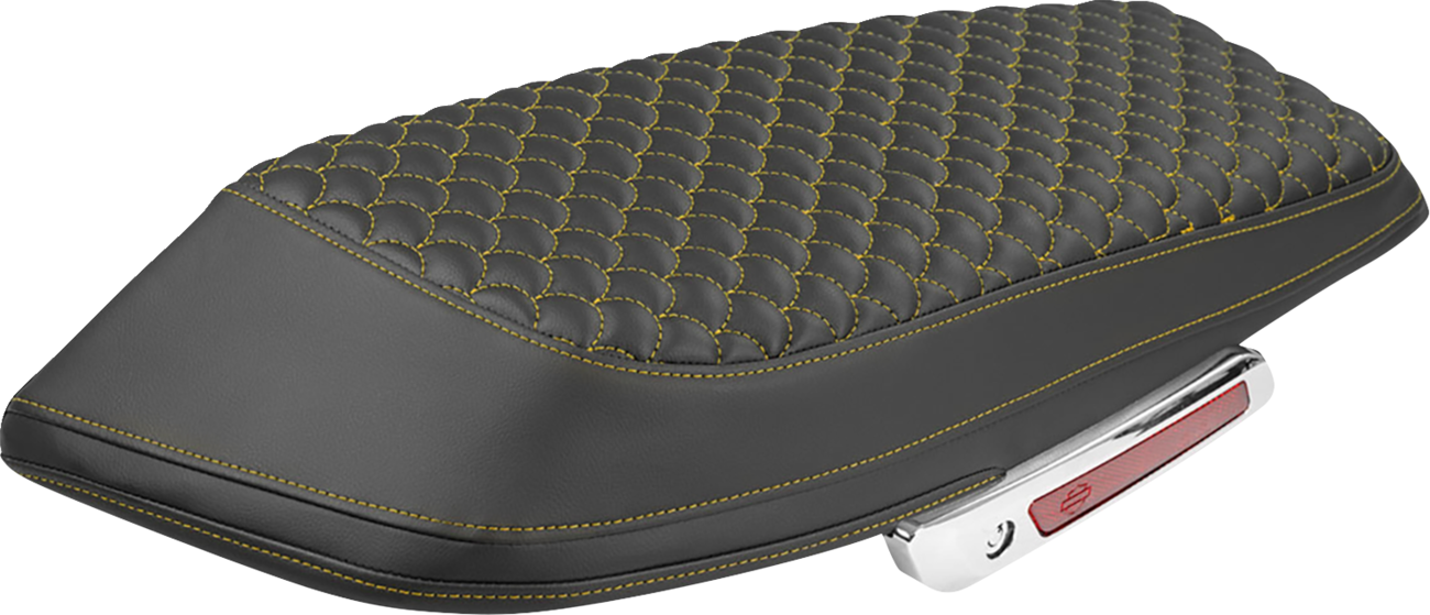Saddlemen Gold Dragon Scale Saddlebag Lid Covers for 2023-2026 Harley Touring