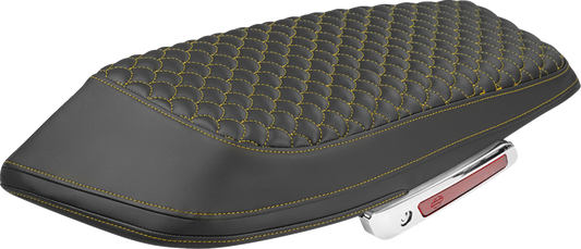 Saddlemen Gold Dragon Scale Saddlebag Lid Covers for 2023-2026 Harley Touring