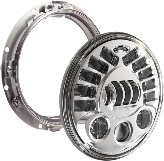 Custom Dynamics ProBEAM 7" Adaptive Motorcycle Headlight 1994-13 Harley Touring