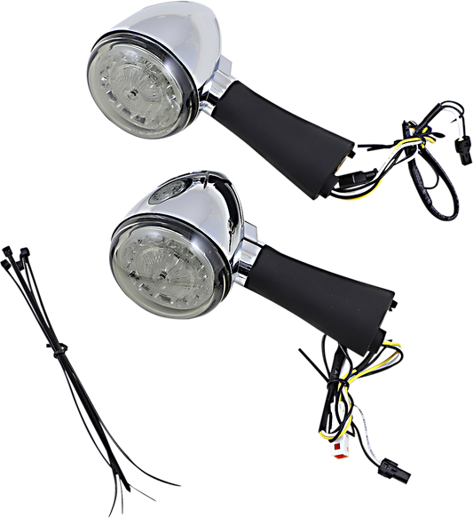 Custom Dynamics Chrome Rear Turn Signal Assembly 2015-2023 Indian Scout Sixty