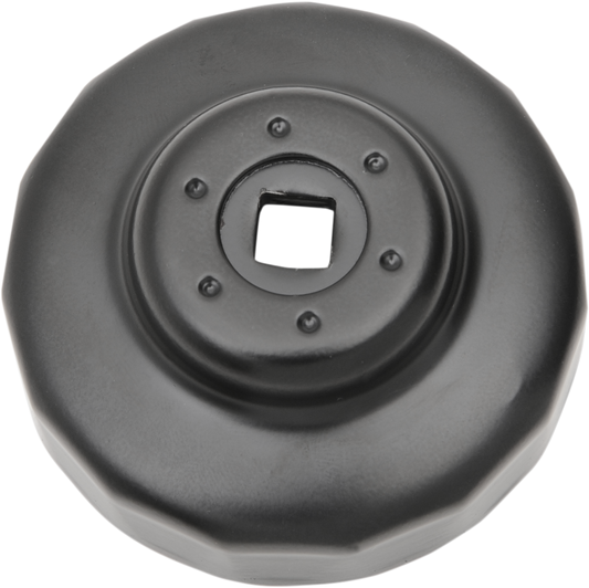 Drag Specialties Black Steel 3/8" Drive S&S 15 Flutes 74mm Oil Filter Wrench