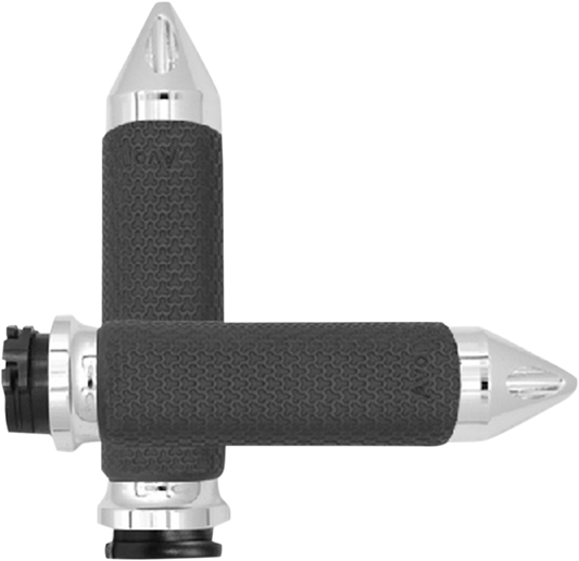 Avon Chrome Memory Foam Cable Control Hand Grips 1980-2022 Harley Davidson