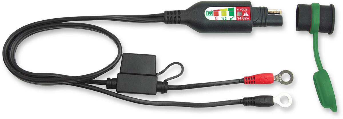 Tecmate Lithium Ion 24" Universal Motorcycle Pigtail Battery Monitoring Lead
