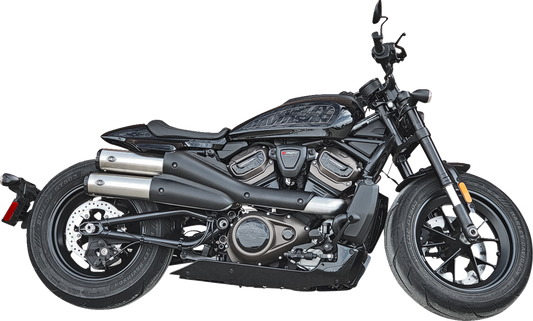 S&S Grand National 4" Slip On Muffler for 2021-2024 Harley Sportster S RH1250S