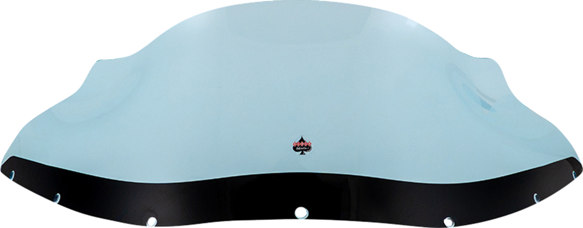 Klock Werks Kolor Flare 9" Blue Ice Windshield fits Harley FXRP Style Fairing