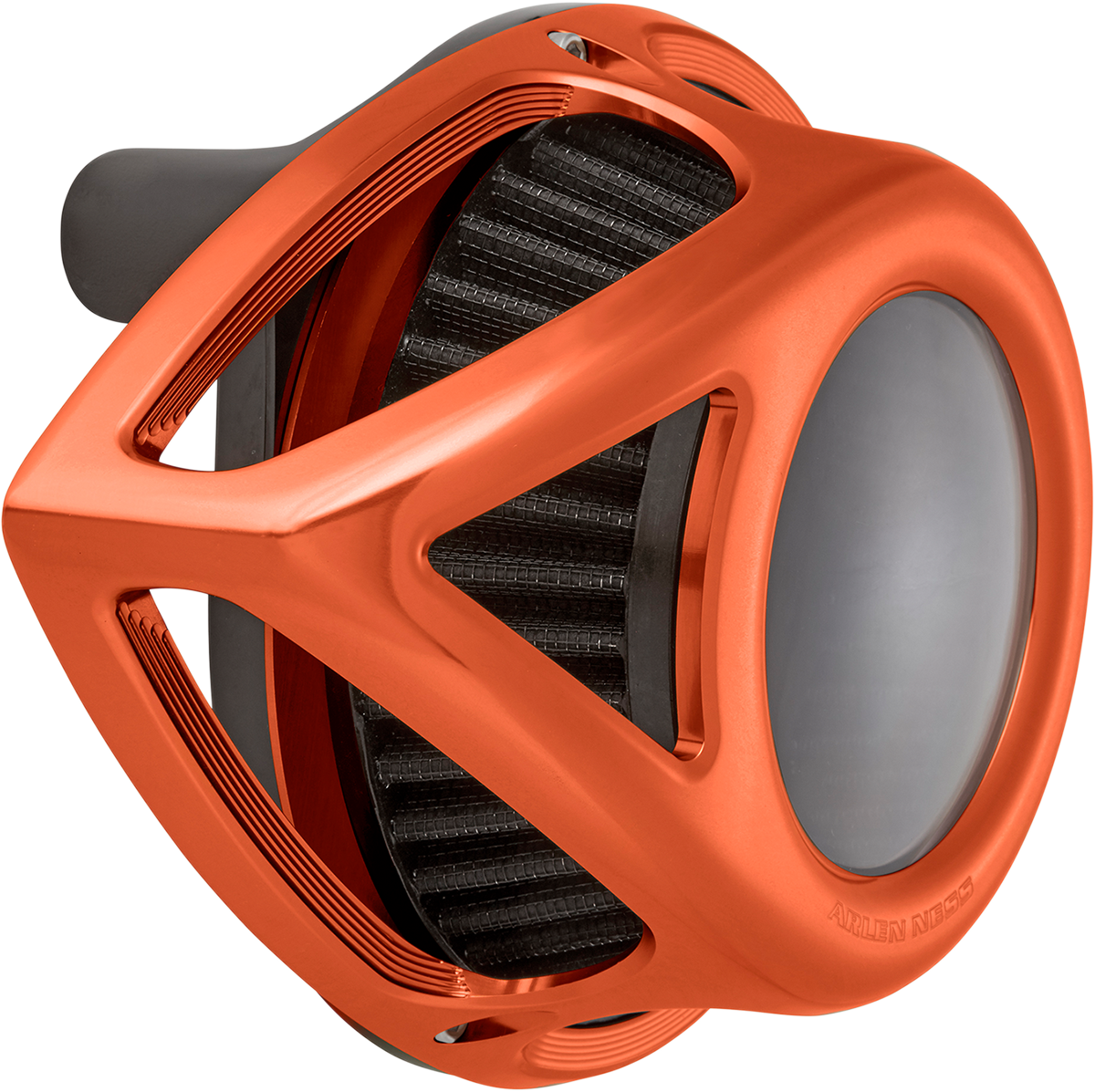 Arlen Ness Tear Orange Clear Air Filter Cleaner 2008-2017 Harley Touring FLHX