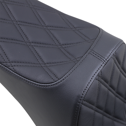Drag Specialties Predator III Diamond Seat for 2006-2017 Harley Softail Fat Boy