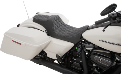 Drag Specialties Predator III Diamond Seat fits 2008-2024 Harley Touring FLHX