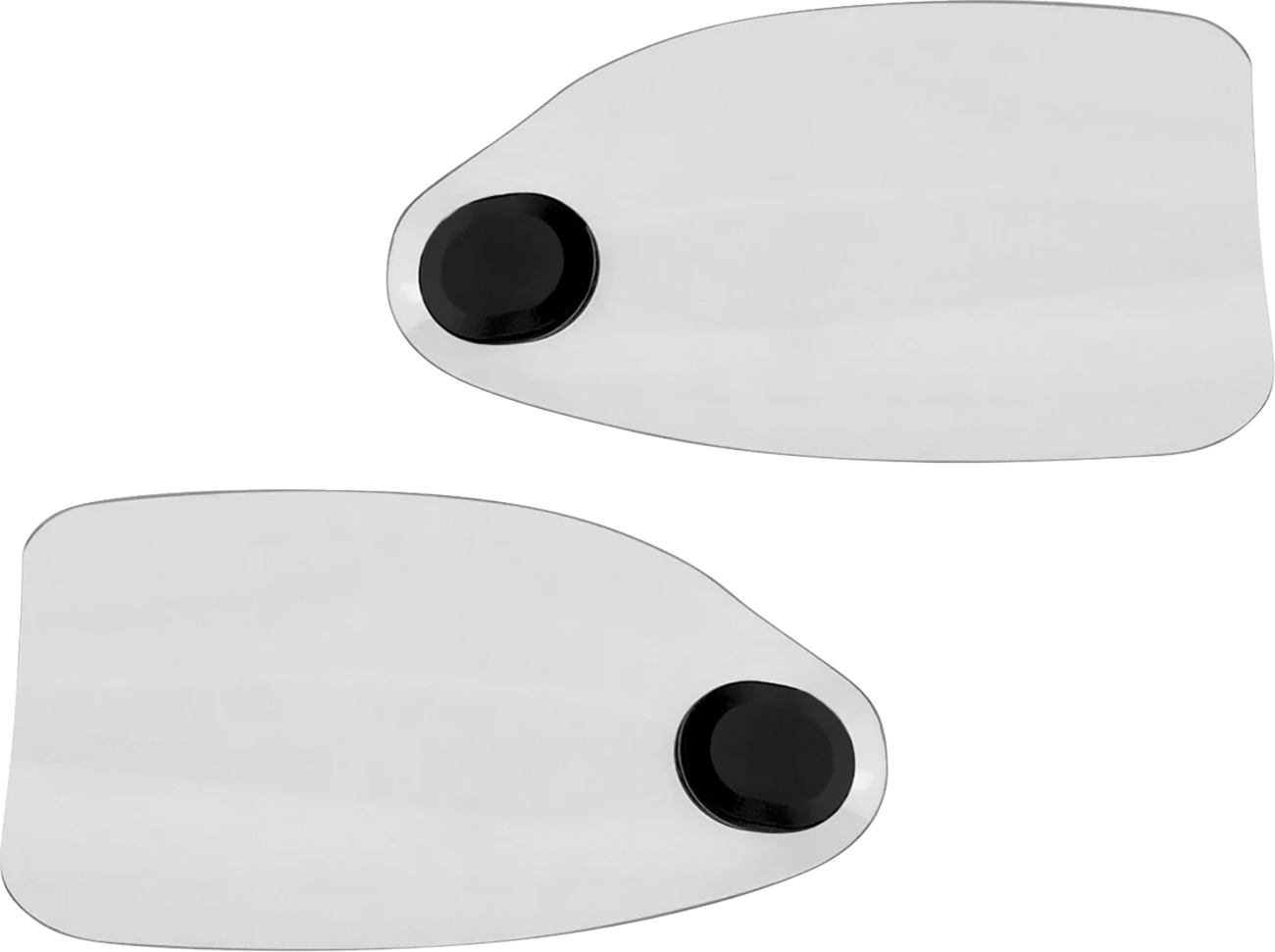 Klock Werks Flare Clear Hand Guards fits 1982-2025 Harley Davidson Cable Clutch