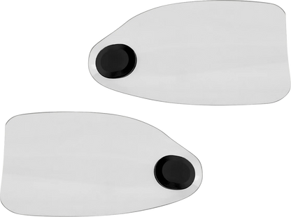 Klock Werks Flare Clear Hand Guards fits 1982-2025 Harley Davidson Cable Clutch