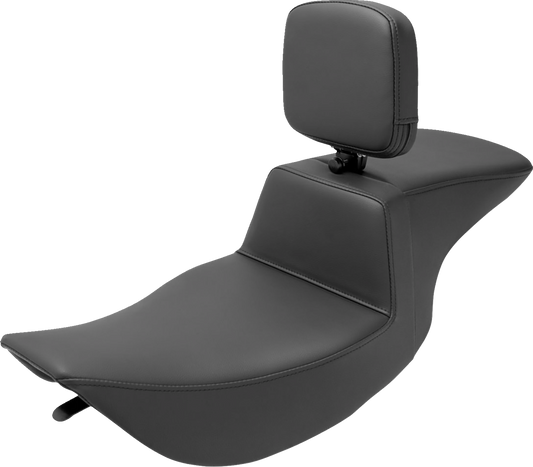 Saddlemen Step Up Smooth Gel Seat & Backrest for 1997-2007 Harley Touring FLHX
