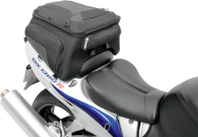 Saddlemen Black Wide Tunnel Motorcycle Biker Tail Bag for Harley Indian